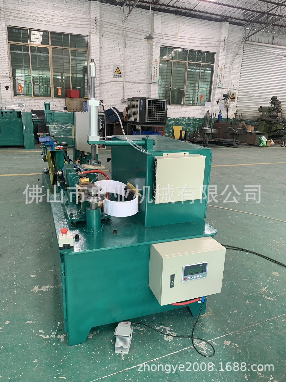 Automatic side ring machine/servo side ring machine/fan mesh cover/wire forming processing details Picture