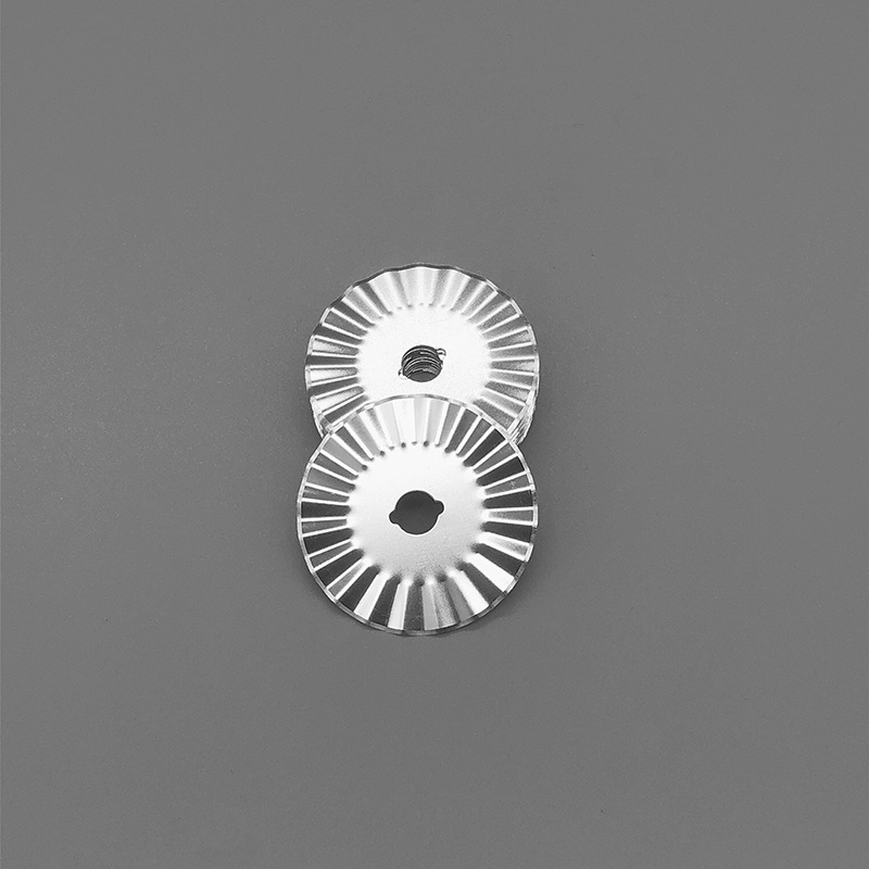 45mm wavy lace circular knife, round blade, wavy knife, wavy line cutting knife, cutting patchwork, roller knife blade Specification drawing