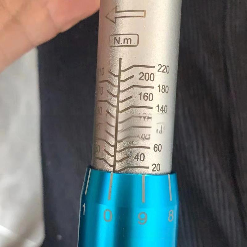 Industrial-grade interchangeable head ratchet torque wrench set, preset high-torque moment wrench, auto repair kilogram wrench details Picture