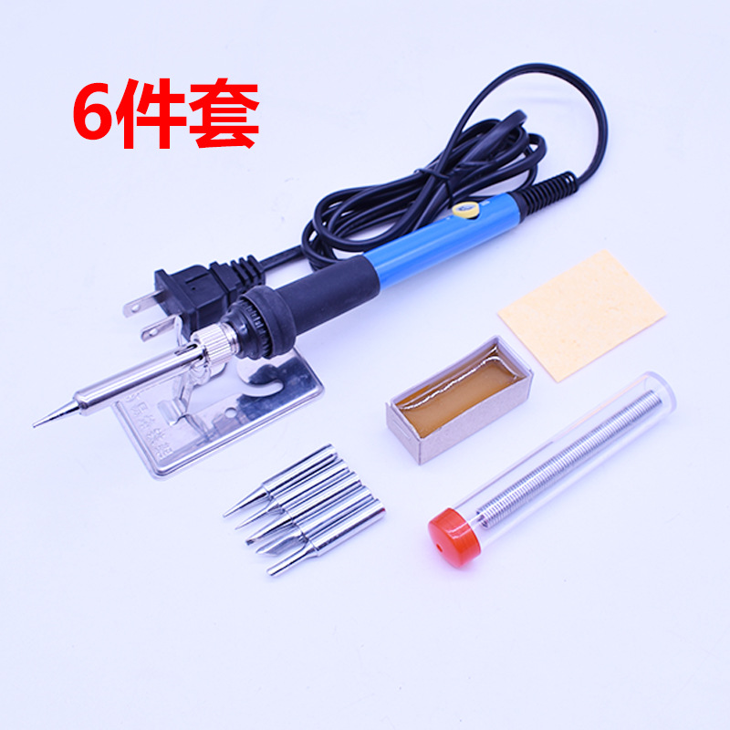 Cross-border 60w direct insertion constant-temperature soldering iron, beautiful 110V European standard 220V soldering iron set, soldering tool details Picture