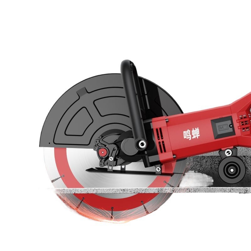 Mingchan high-power wall cutting machine, hand-held single-piece grooving machine, is a dust-free wall sawing tool for concrete and steel bar wall grooving Item Picture