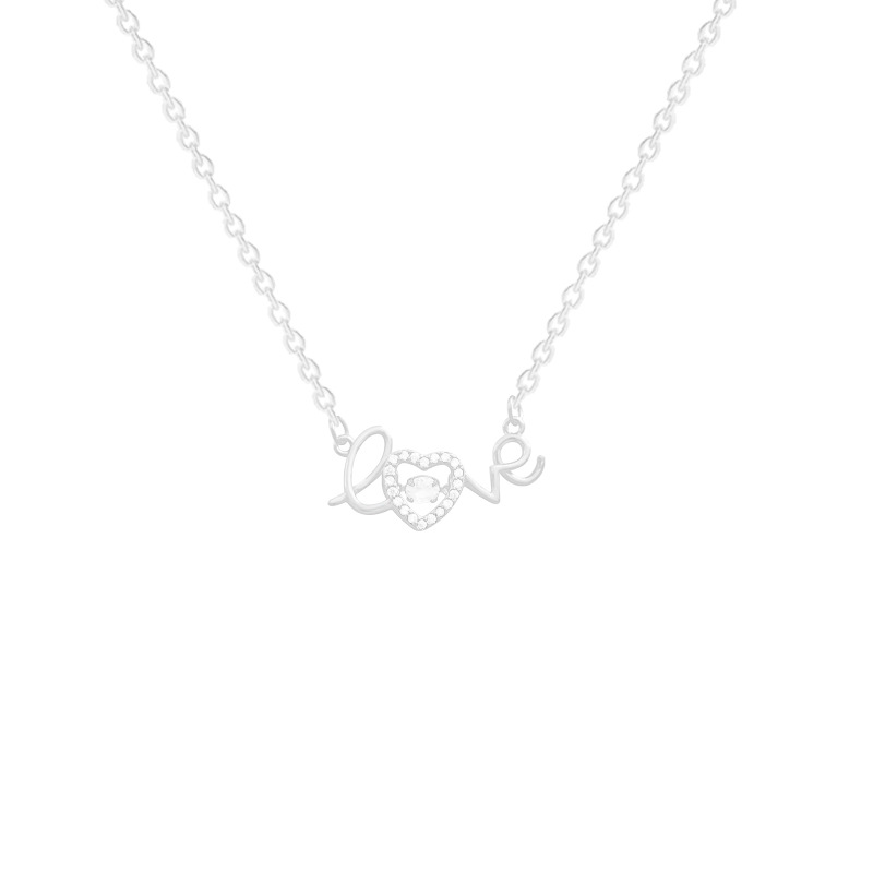 The love heart-shaped necklace is a versatile, light luxury, and niche design style collarbone chain. It's a new trendy neck chain and a stylish Korean accessory Item Picture