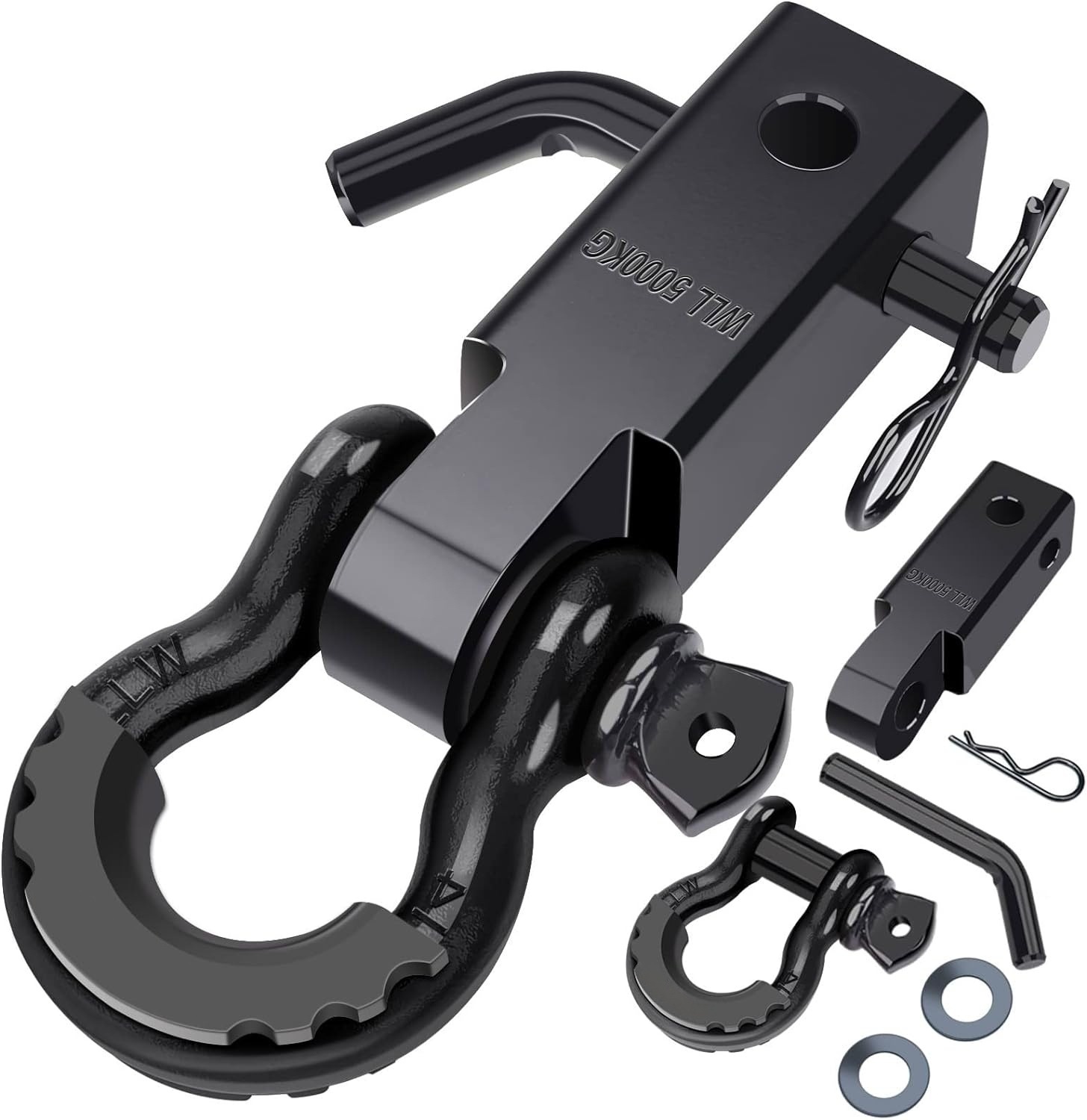 Cross-border best-selling trailer arm, auto parts, trailer magic tool, trailer shackle, solid trailer device, carbon steel trailer arm, black undefined