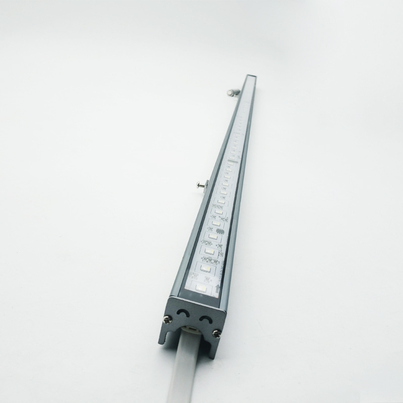 Wholesale of led strip lights, guardrail lights, single-color 12WRGB seven-color internal and external control digital tubes, waterproof decorative contour lights details Picture
