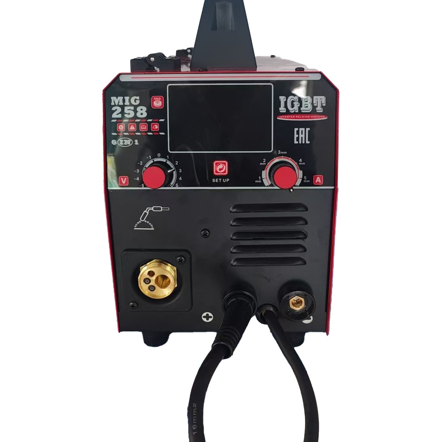 MIG250 Gas/airless MIG welding machine 5kg five-in-one gas MIG welding 110V/220V US standard export Specification drawing