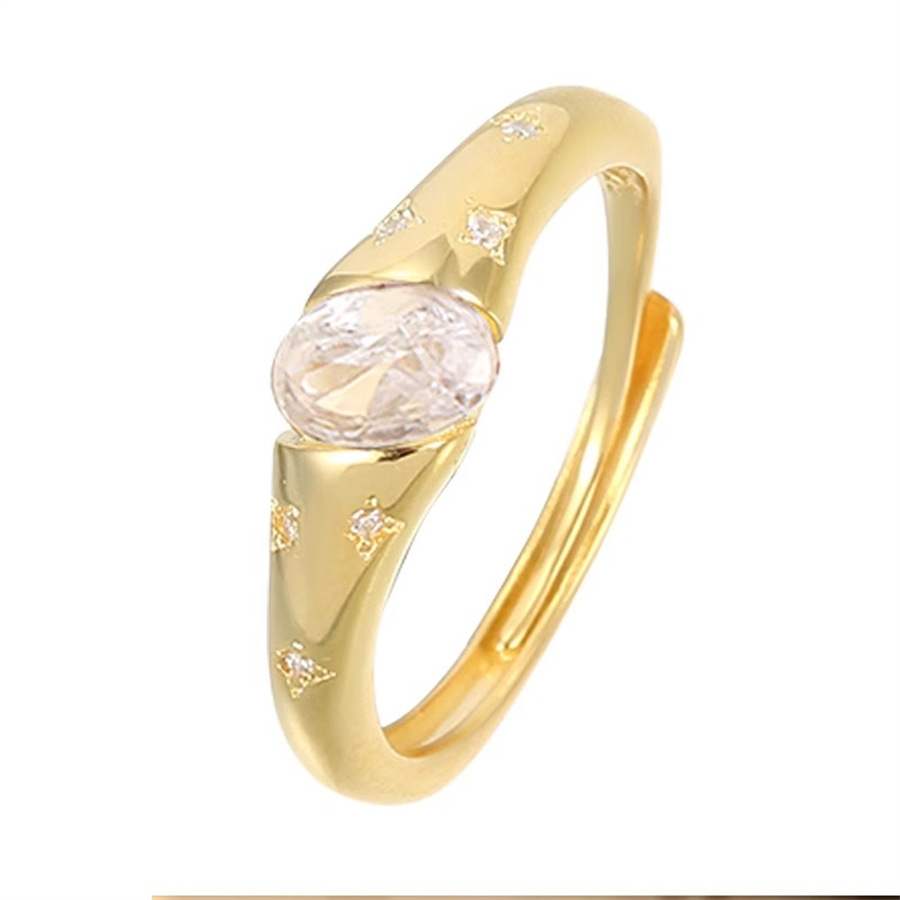 vintager vintage planetary ring for women, a light luxury and high-end index finger ring with a niche design and adjustable opening Item Picture