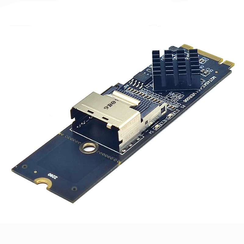 M.2 NVME to SFF-8087 SATA3.0 expansion card Mini-SAS/SATA Hard Disk Adapter card, 36 pins Item Picture