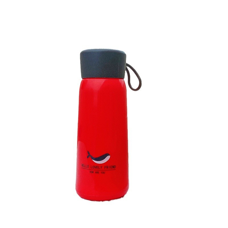Fashionable glass double-layer portable U-shaped cup, ins simple, cute and fashionable student water cup, ground promotion advertising gift cup Item Picture