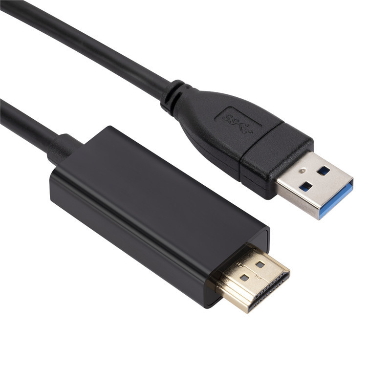 Wholesale USB2.0 interface to HDTV cable, 1080P driverless adapter cable, audio and video synchronization USB to HDTV Application Scenario