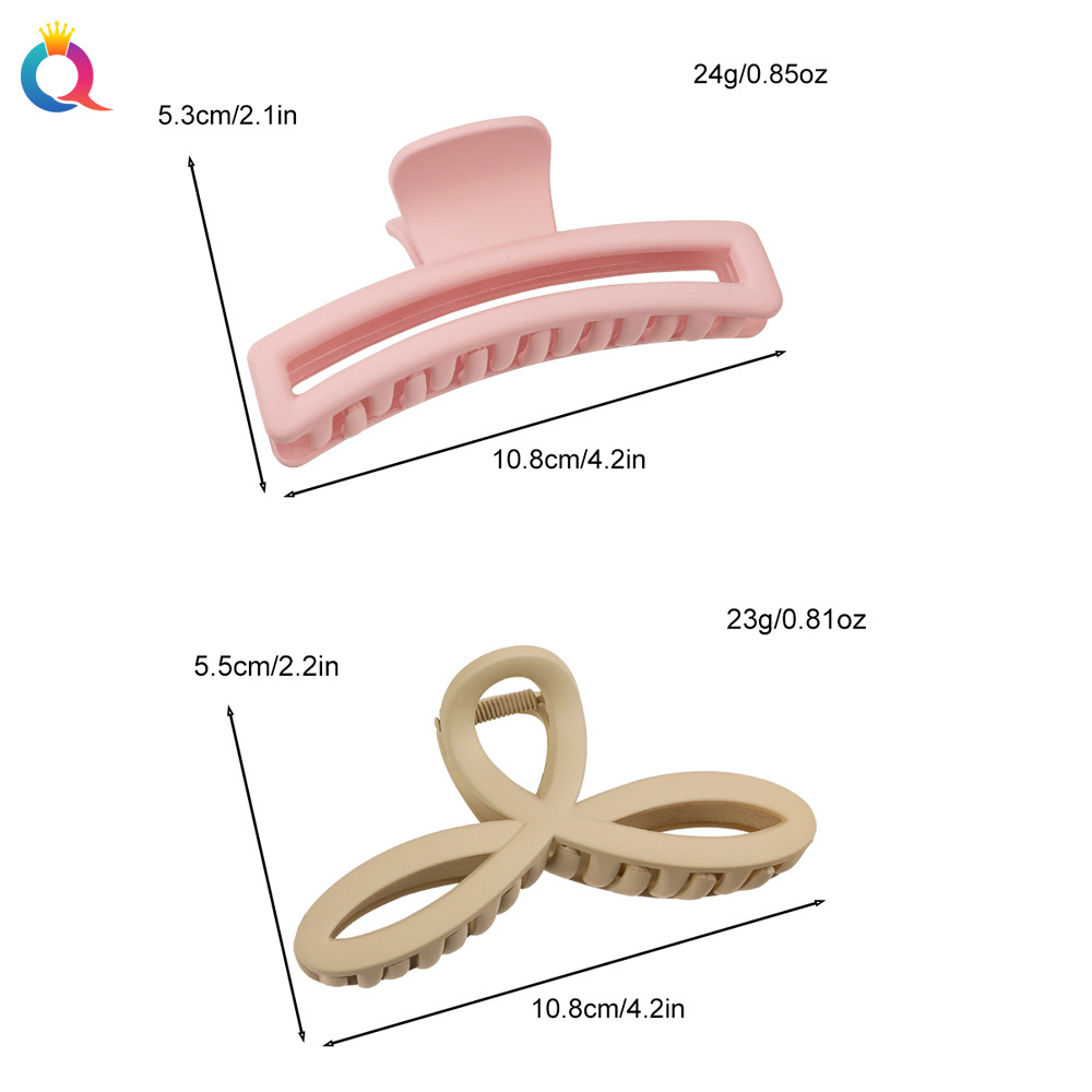 Qiyue Korean version simple and high-end shark clip, large back head hair volume, multi-strand hair clip, hair grabber wholesale Application Scenario