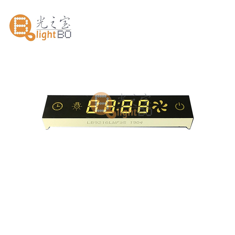 A multi-color 92*18*12led digital tube display screen for kitchen range hood control templates Item Picture