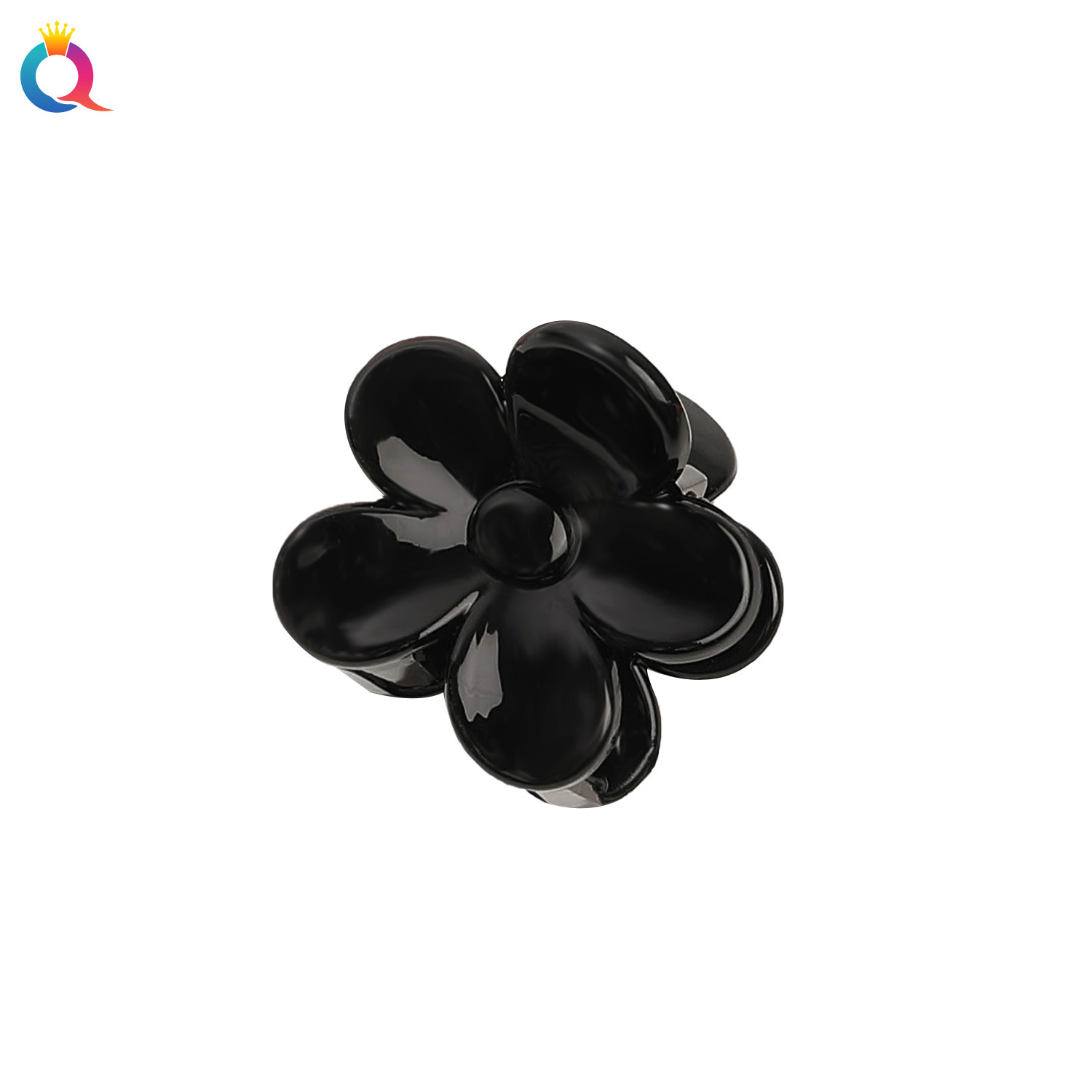 Qiyue Cross-border matte Hair Clip, five-petal flower small scratch-off clip, high-end bangs side clip, dopamine hair accessory wholesale Item Picture