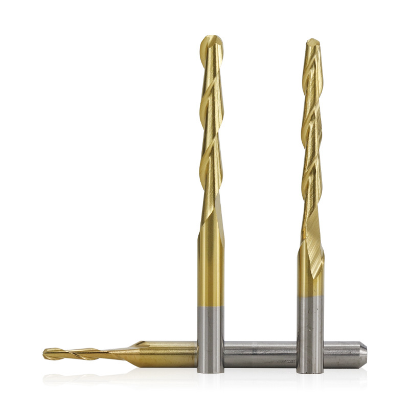 Wholesale of 3.175 helical double-edge ball-end titanium-coated milling cutters and cemented carbide helical end mills Application Scenario