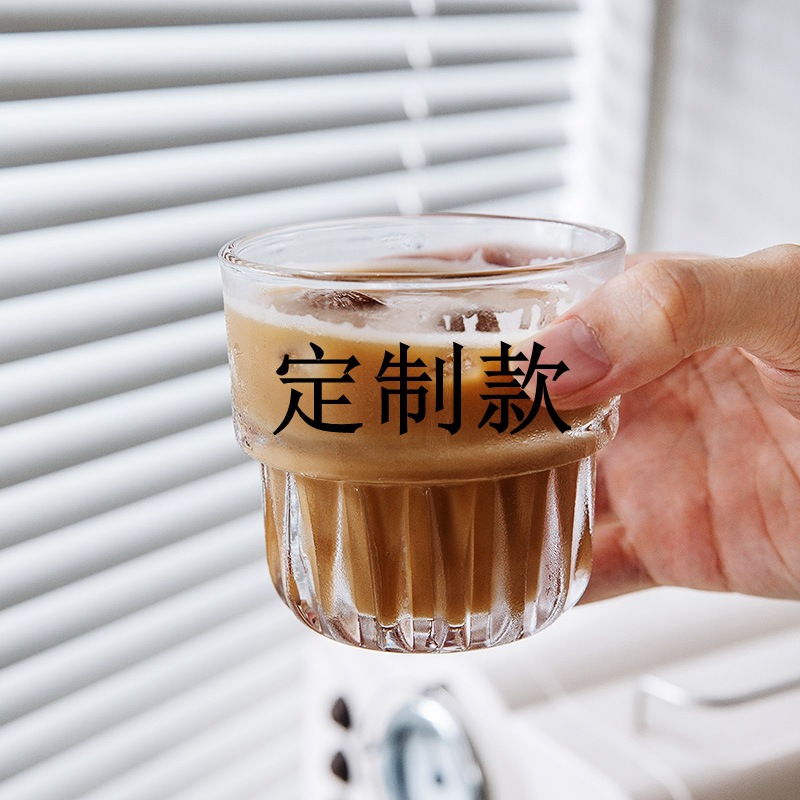 【JMW】 Simple and popular Instagram style bamboo joint cup, juice cup, glass bowl, glass cup, juice cup, milk cup JMW full figure