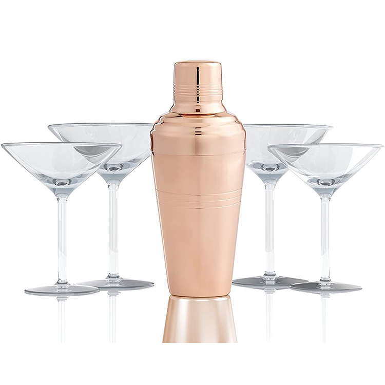 Cross-border best-selling 500ml stainless steel cocktail shaker, a creative cocktail shaker that can be electroplated and processed as a bar tool Item Picture