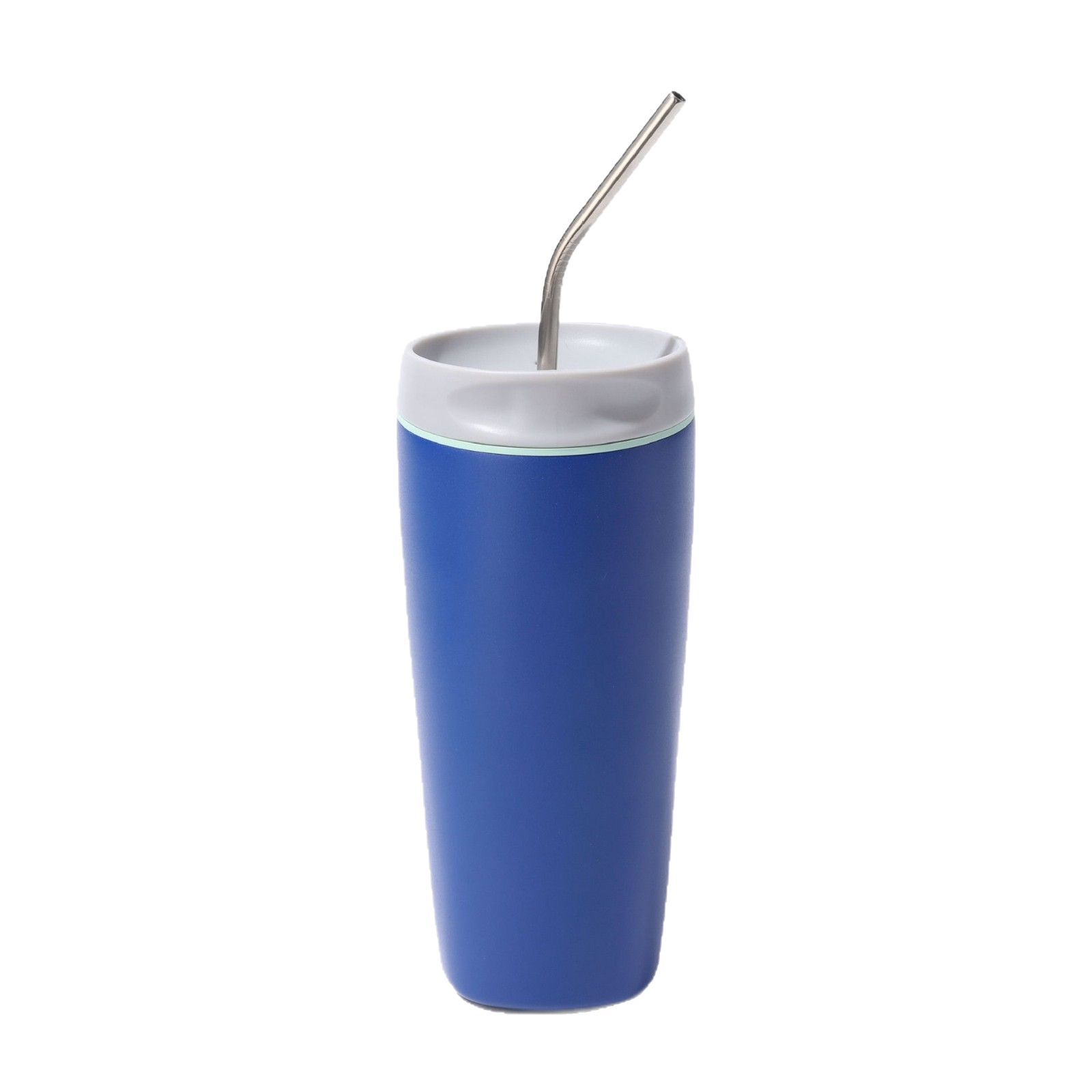 Cross-border 304 stainless steel insulated cups, outdoor portable car straw cups, fashionable and simple coffee cups in stock for wholesale Item Picture