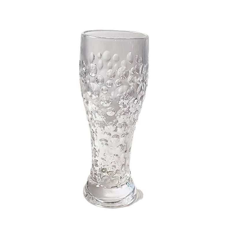 Thickened craft beer mugs, glass draft beer cups, household high-appearation-level water cups, beverage juice cups, engraved wheat wine cups Item Picture
