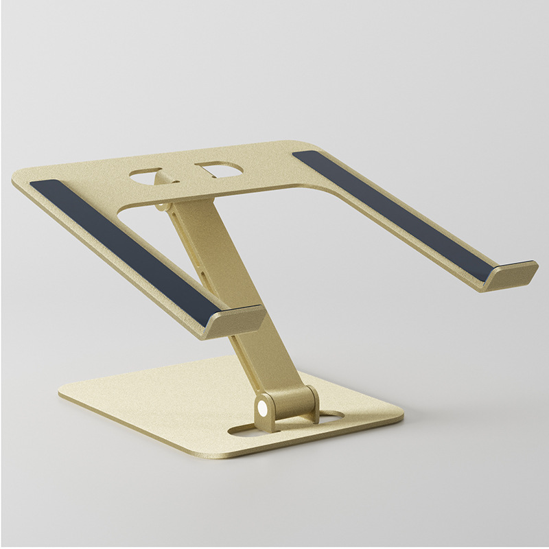 Multi-functional portable aluminum alloy laptop stand, anti-cervical vertebrae adjustable height gaming laptop height-increasing heat dissipation stand Item Picture
