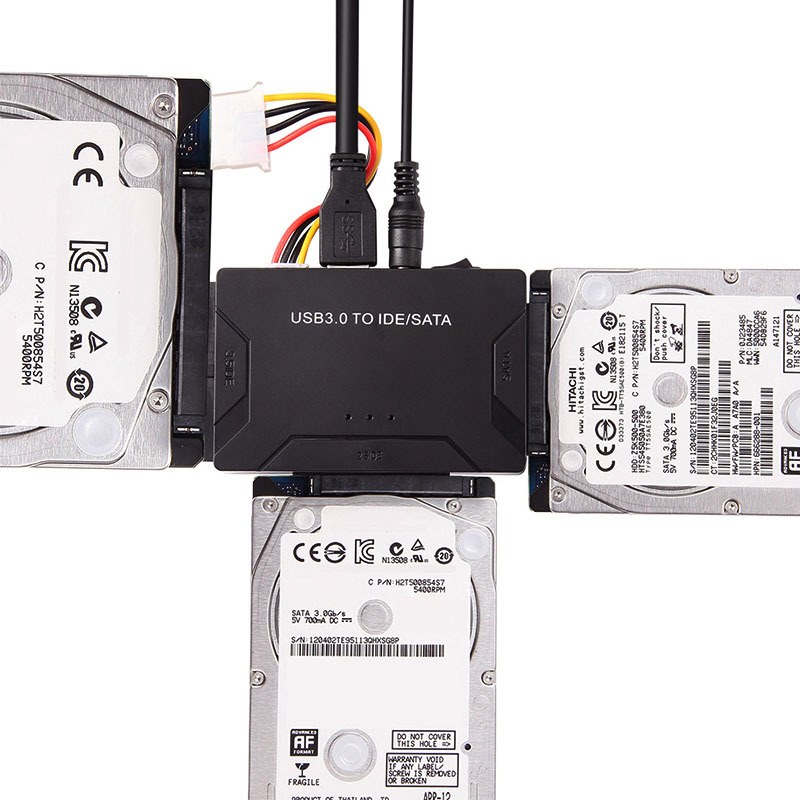 The manufacturer's cross-border USB3.0 to SATA/IDE Easy drive cable for external 2.5/3.5-inch hard disk adapters is in stock details Picture