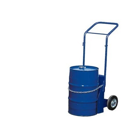 DENIOS steel gas cylinder trolley, laboratory liquefied gas cylinder transporter, plastic steel cylinder and gas cylinder hand-pulled trolley Item Picture