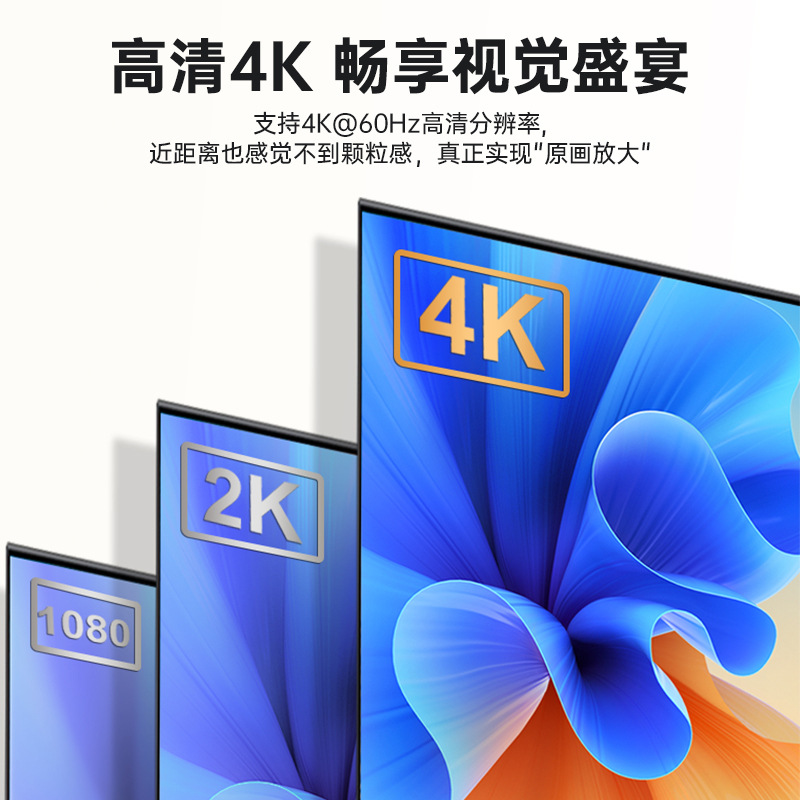 New HDMI to Type-C female adapter 4K60HzAR glasses screen projector ps5 compatible video converter details Picture