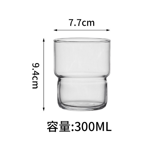 Customized InS-style niche blue glass cups, heat-resistant glass cups, and Korean-style cups Application Scenario