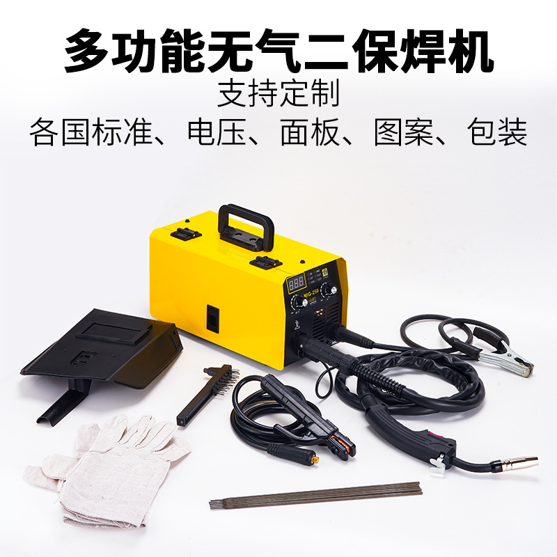 Foreign trade cross-border dual-purpose airless MIG/MMA MIG welding machine, manual welding two-in-one self-shielded welding Item Picture