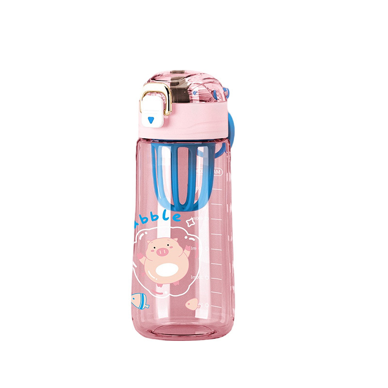 Cartoon cute boys and girls summer sports drinking cups, direct drinking cups, portable plastic water cups, gifts in stock and wholesale Item Picture
