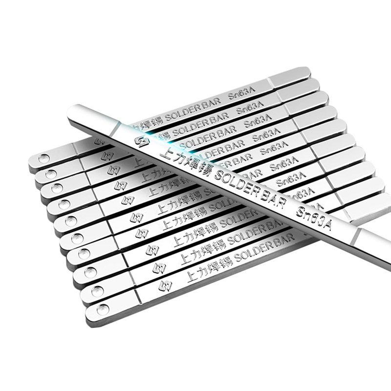 High-purity solder bar with a force of 63A, low-melting-point Yunnan tin block and tin rod, household electrician, environmentally friendly dip soldering, 500g per piece Application Scenario