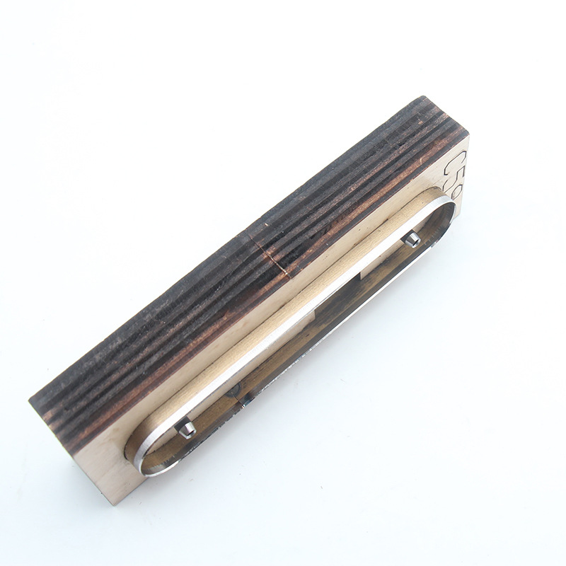 Small leather strip knife mold notebook case DIY earphone data cable storage device, no need for hand cutting, Japanese knife material Item Picture
