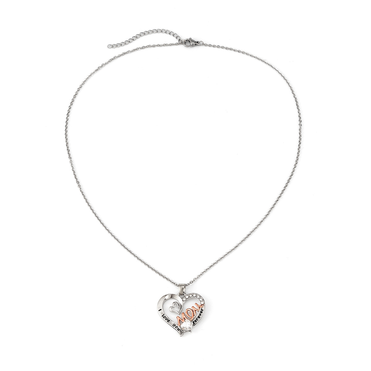 European and American cross-border jewelry Mother 's day necklace for women, simple necklace gift box, holiday gift mom necklace Item Picture