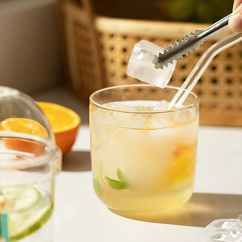 High borosilicate glass cute straw cup, portable bobo cup, juice cup, household transparent glass coffee cup Application Scenario