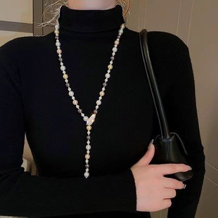 The new retro long sweater chain for autumn and winter is a light luxury, niche, versatile and high-end necklace. It will be a bestseller in 2025 Specification drawing