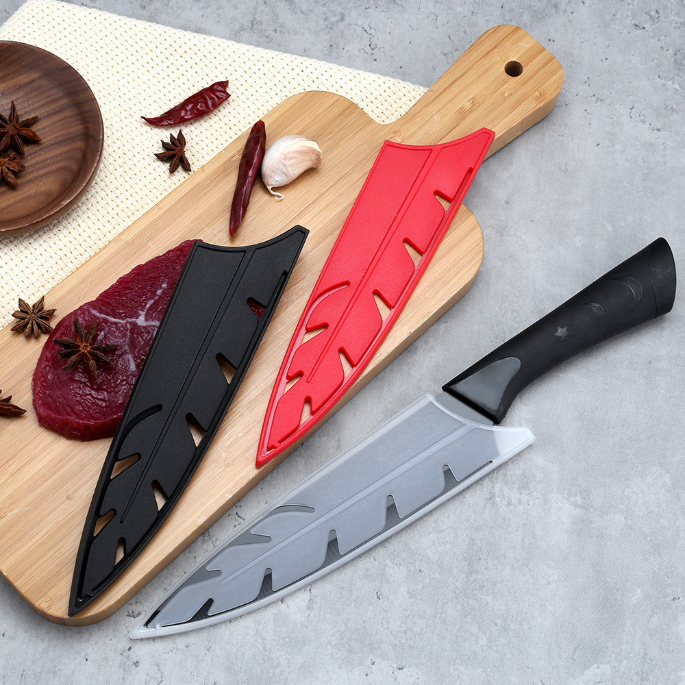 Xingye Qianye plastic protective case 8-inch Western-style chef knife sheath color knife cover black universal knife cover details Picture