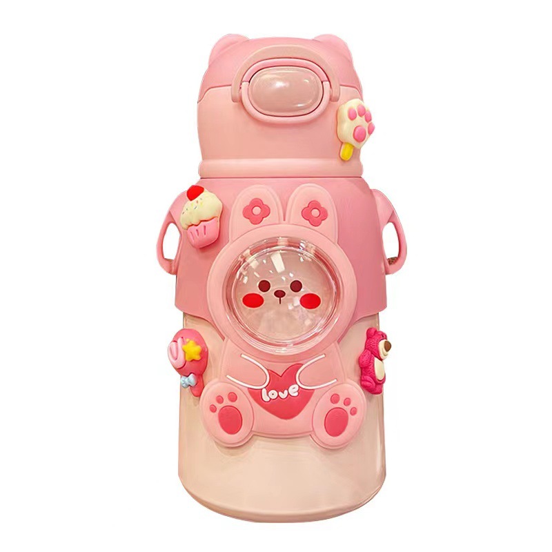 Internet-famous children's insulated cup, food-grade 316 stainless steel insulated cup, large capacity wholesale, student high appearance level water cup Item Picture