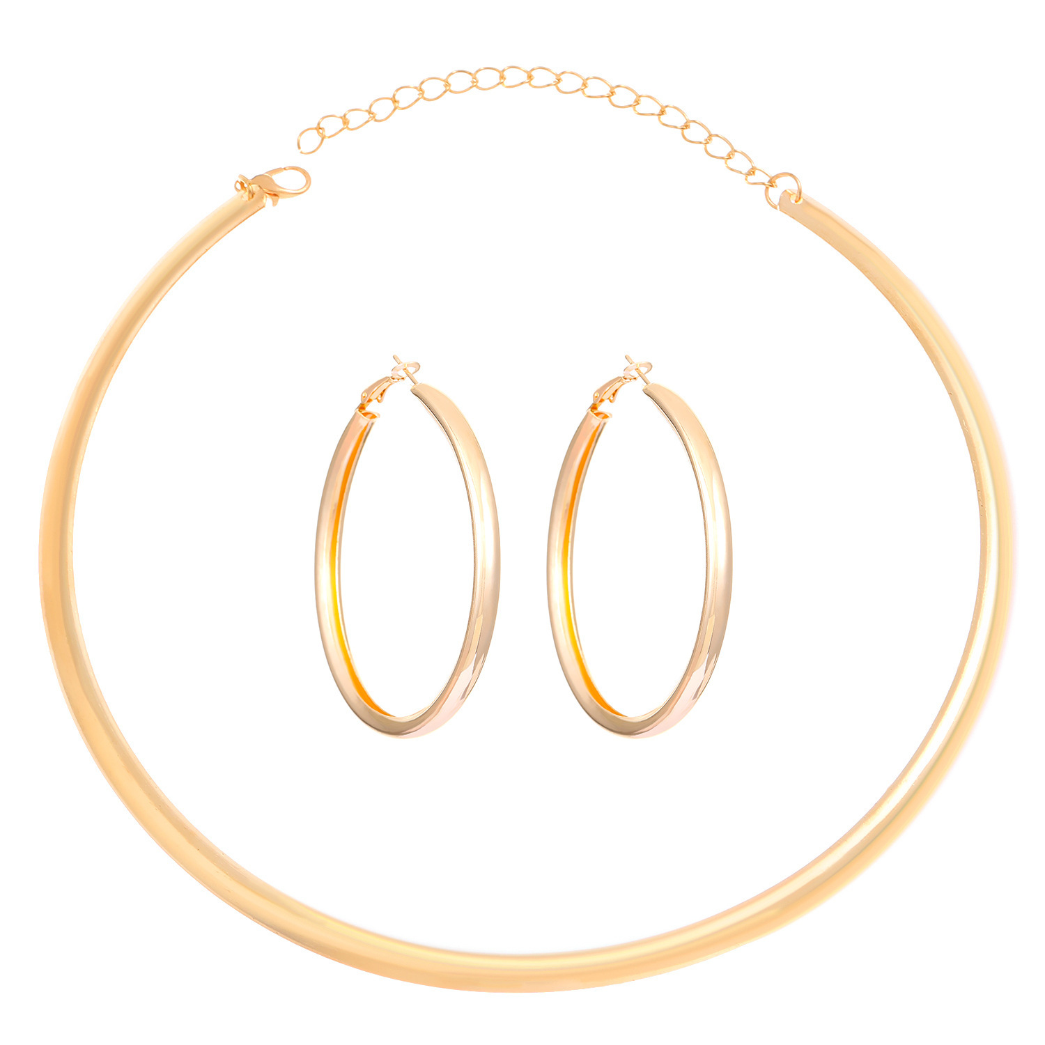 Wholesale of cross-border best-selling exaggerated and personalized large circle earrings from Europe and America, simple and high-end ear rings, earrings and women's accessories Item Picture