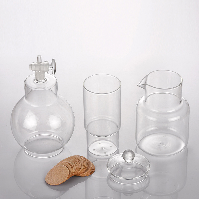 Ice drip coffee pot, drip filter cold brew coffee pot set, hand-brewed ice coffee ware, glass ice drip pot Application Scenario