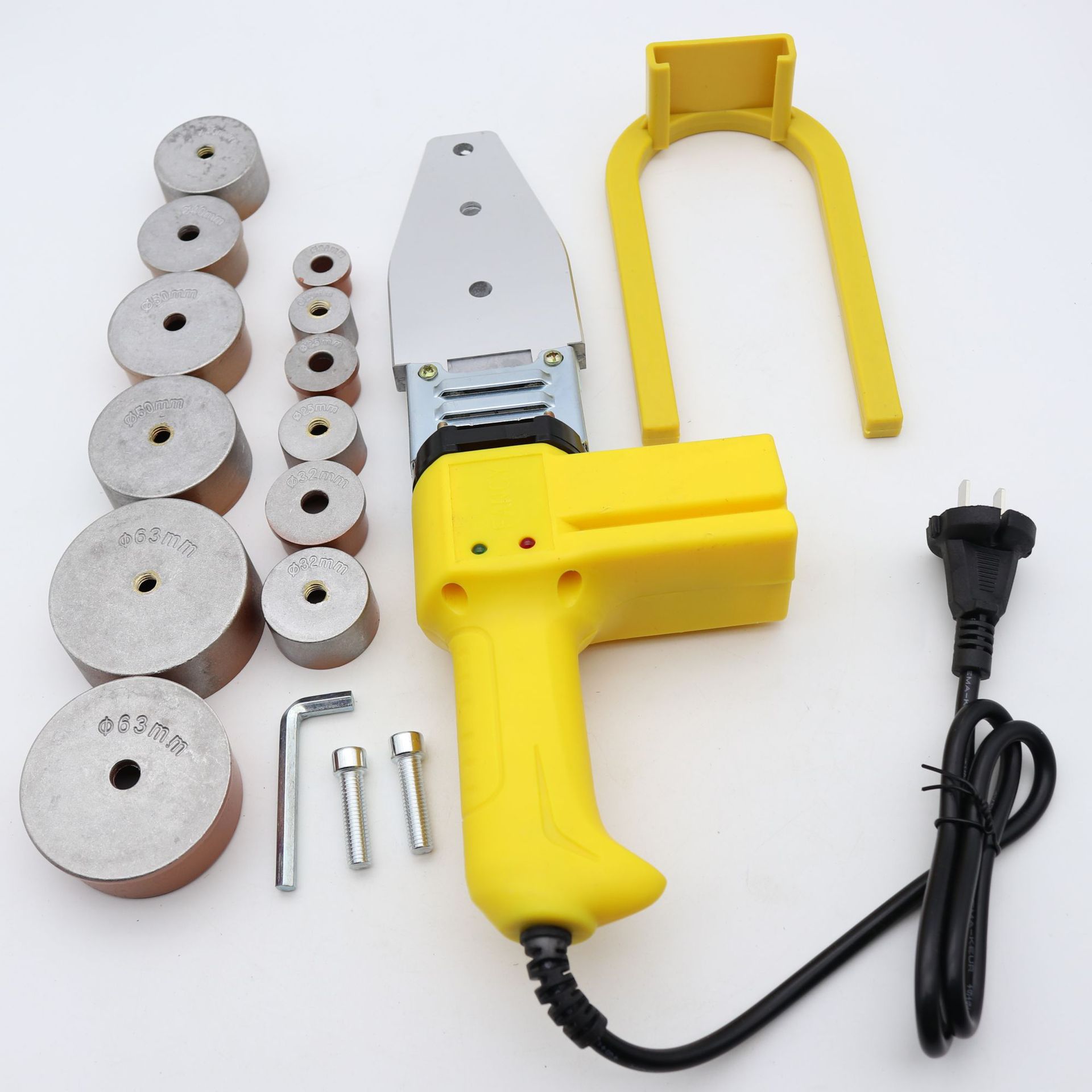 Wholesale ppr hot melt machines 20-32 from the manufacturer, household hot melt machines for plumbing installation, plastic pe pipe hot melt welding machines Specification drawing