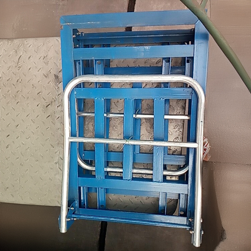 Flatbed cart, Angle iron handcart, handling cart, folding portable, silent small cart, loading cart, heavy-duty load king trailer details Picture