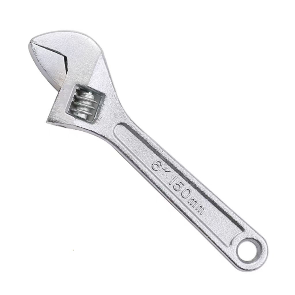 Wholesale adjustable wrench, universal adjustable wrench, 6-inch flexible adjustable large opening wrench, anti-slip handle Item Picture