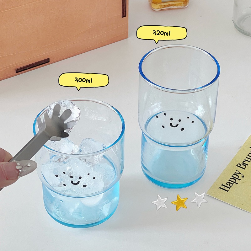 Glass cups, women's water cups, household cold brew cups, coffee cups, internet-famous water cups, breakfast cups, cute milk cups Application Scenario
