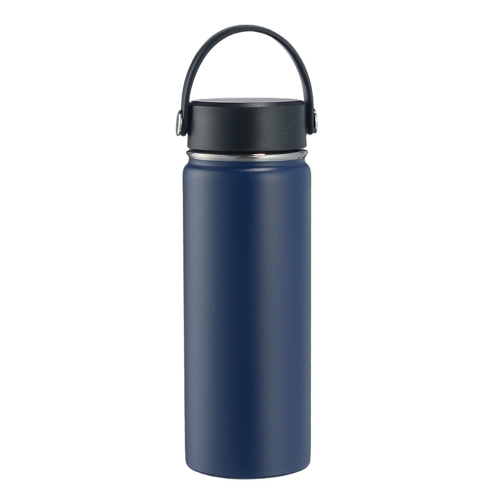 Sublimation cup 16oz space flask, 304 stainless steel insulated cup, spout, straw cup, mountain climbing sports water bottle Item Picture