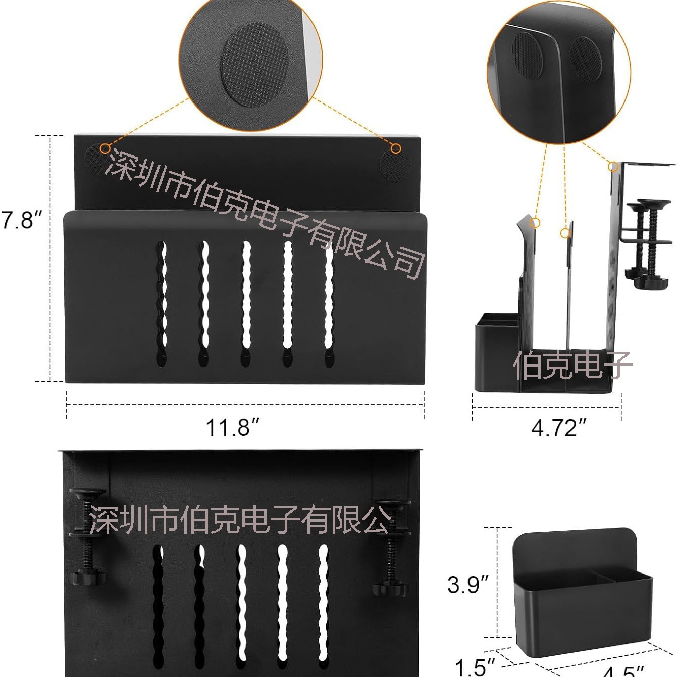 Wholesale of multi-functional vertical notebook heat dissipation brackets for desktops, mobile phones, computers and tablets details Picture