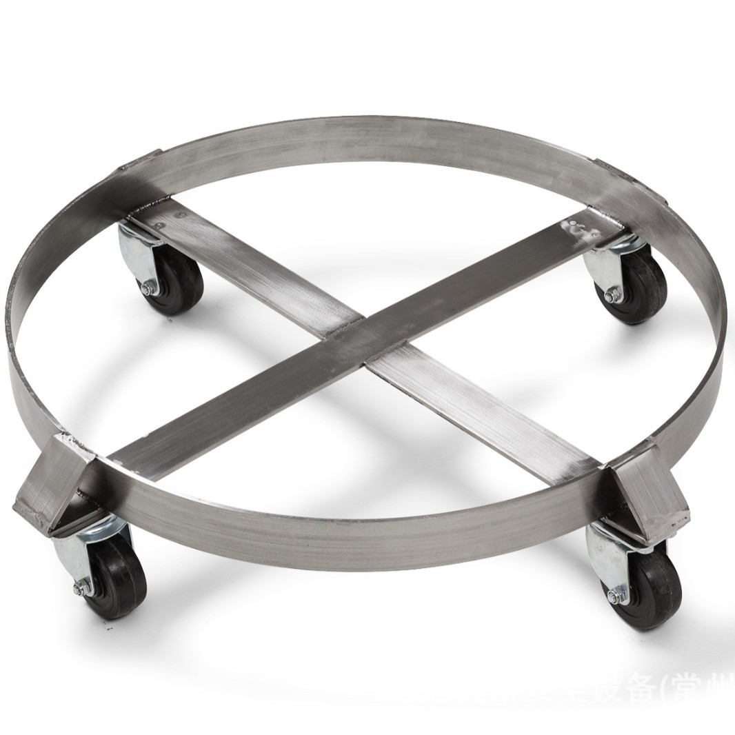 DENIOS round drum translation trolley handling base universal wheels anti-seepage leakage pallet oil drum base factory direct sales details Picture