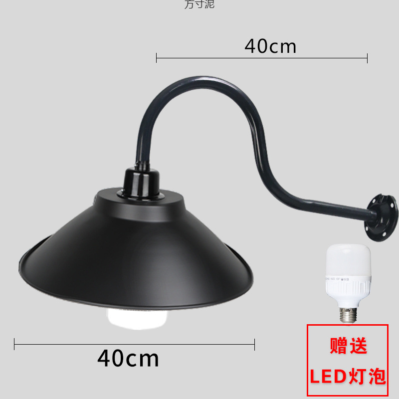 Aluminum lampshades for road bends, led outdoor street lamps, corridor and door wall lamps, garden lamps, household and factory cross-border wholesale Application Scenario