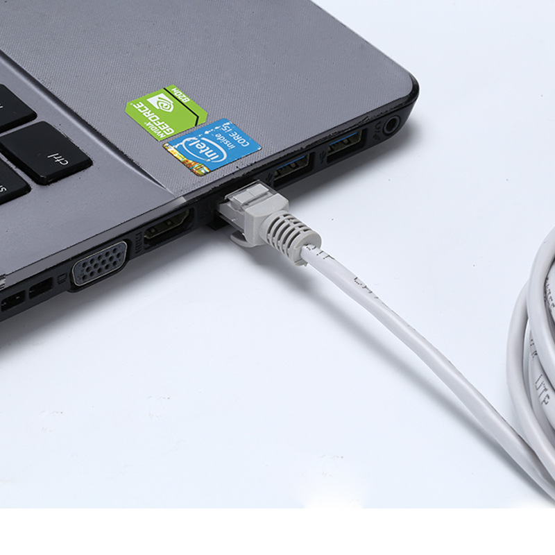 Category 5 grey computer 1-meter finished network cable, indoor and outdoor monitoring network twisted-pair cable with crystal head broadband cable Specification drawing