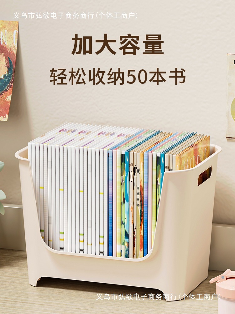 Schoolbag shelving, workstations under desks, pulleys, trolleys, office desks for organizing books, and book storage boxes details Picture