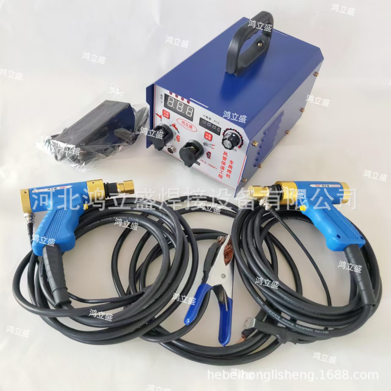 Duct insulation nail welding machine, welding gun, insulation nail welding machine, rechargeable insulation nail welding machine, lithium battery rechargeable type welding machine full figure