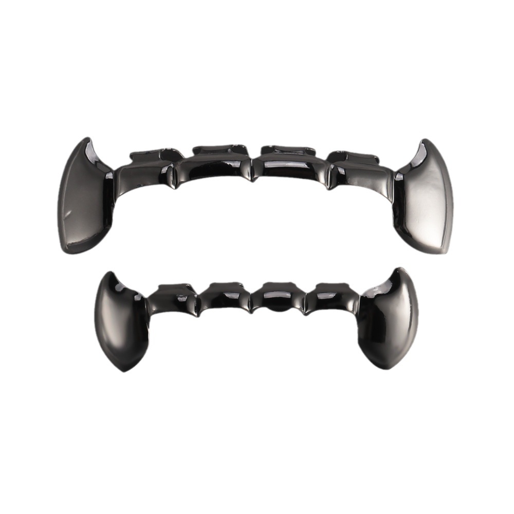 The manufacturer supplies fashionable and simple hollowed-out pointed hip-hop decorative teeth accessories for HIPHOP nightclubs and Halloween trendsetters Item Picture