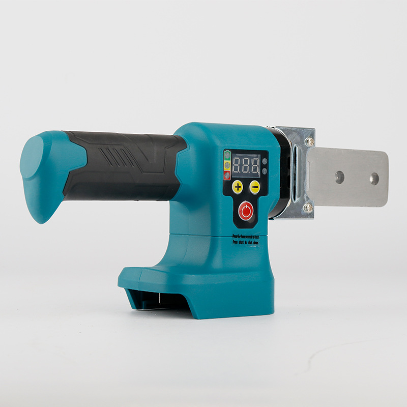 Cross-border digital display lithium battery hot melt machine, adjustable temperature wireless hot melt PE plastic welding machine for hydropower projects details Picture